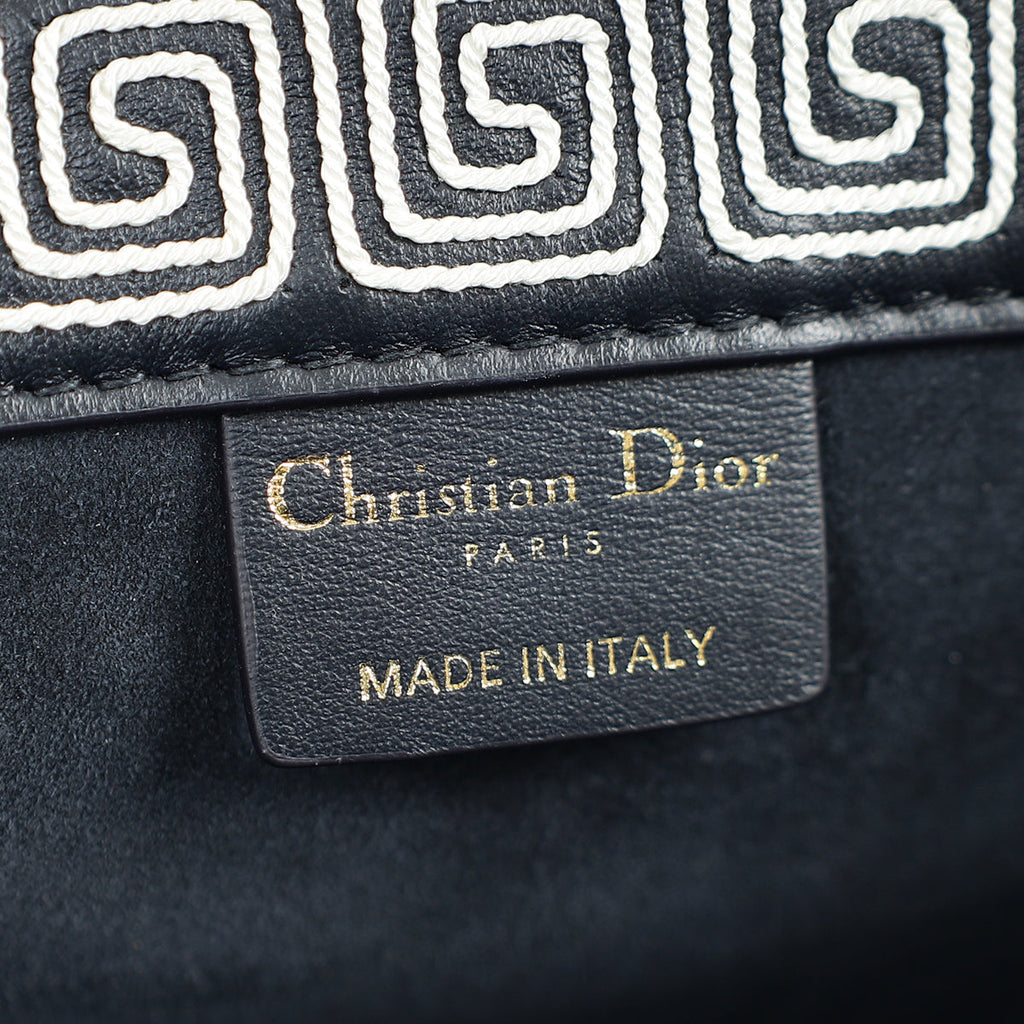 Christian Dior Bandana Embroidery Medium Book Tote Bag