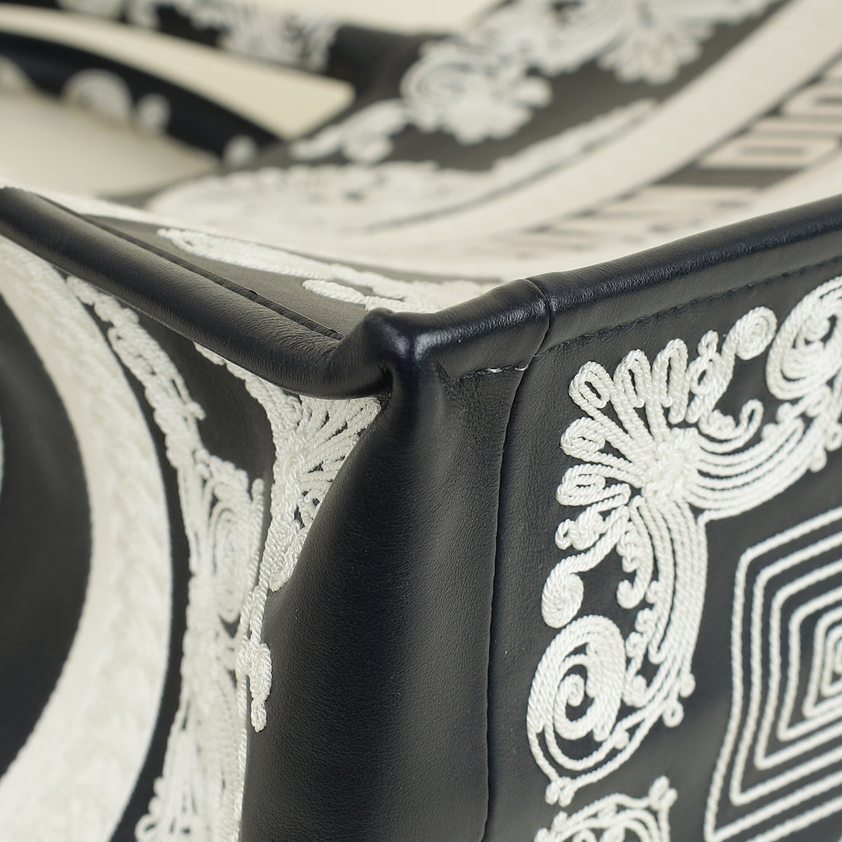 Christian Dior Bandana Embroidery Medium Book Tote Bag