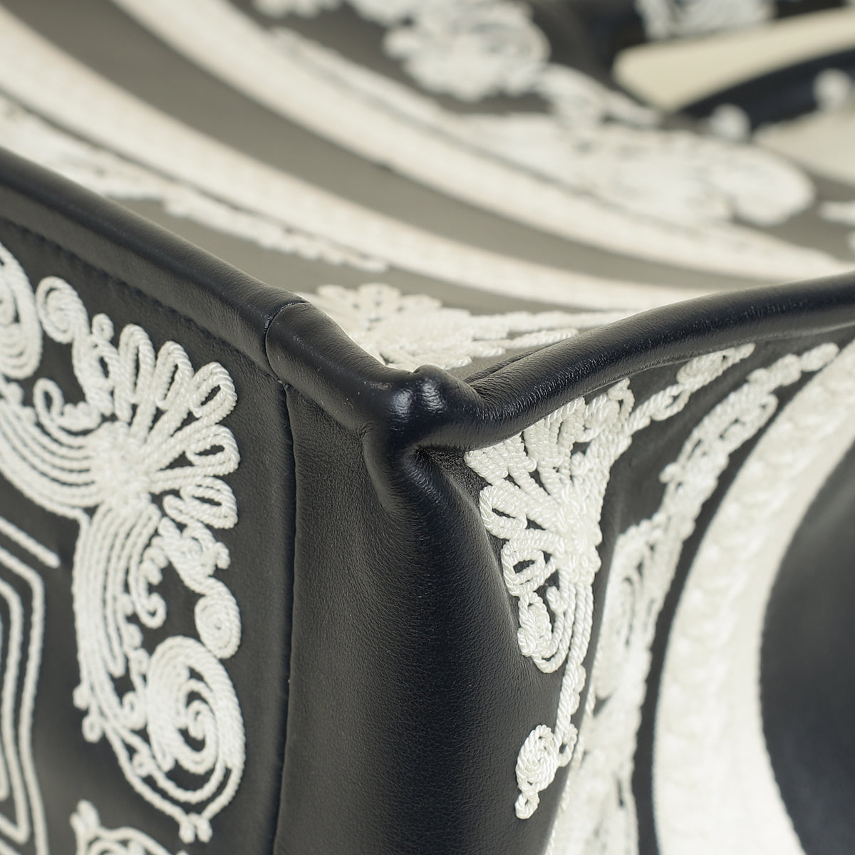 Christian Dior Bandana Embroidery Medium Book Tote Bag
