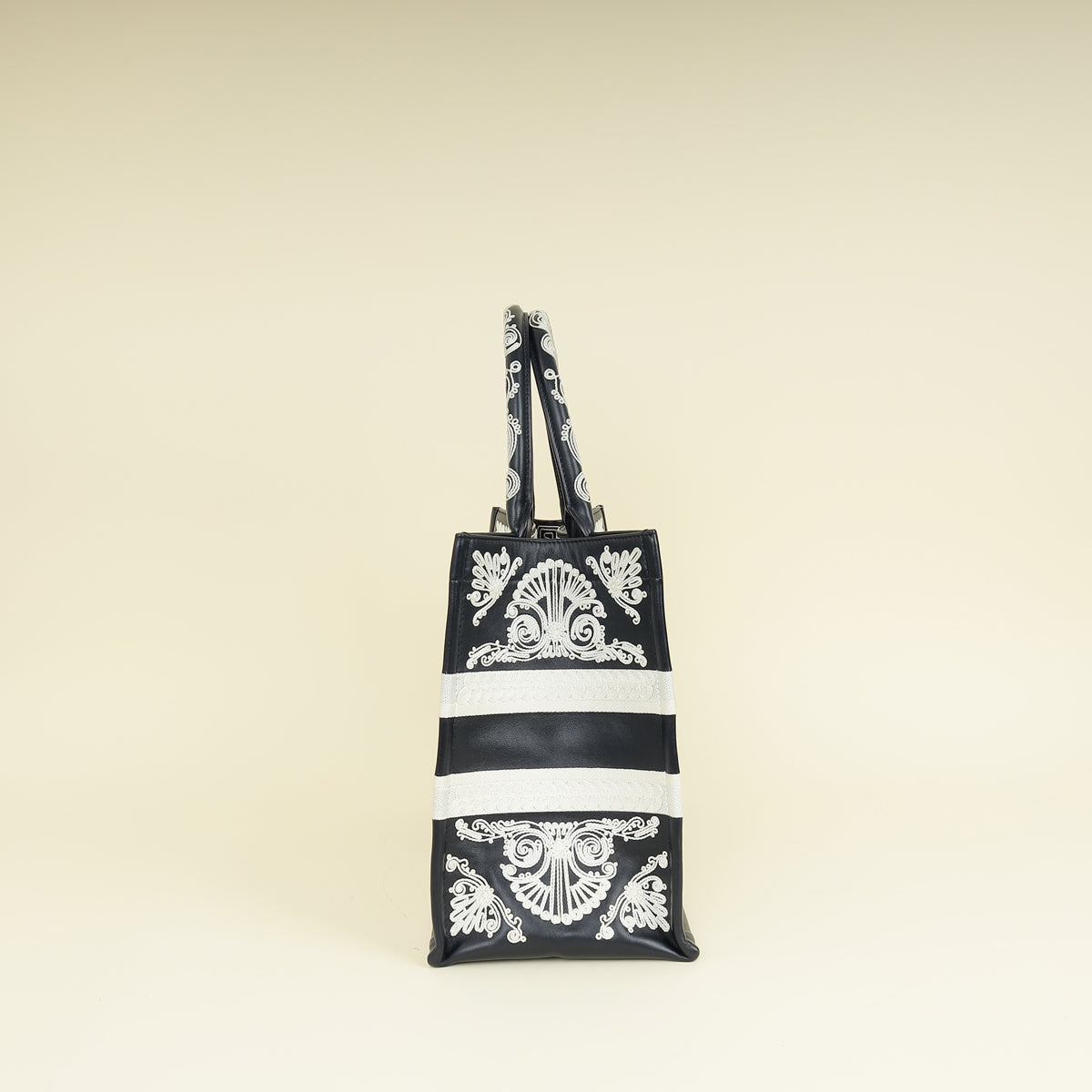 Christian Dior Bandana Embroidery Medium Book Tote Bag