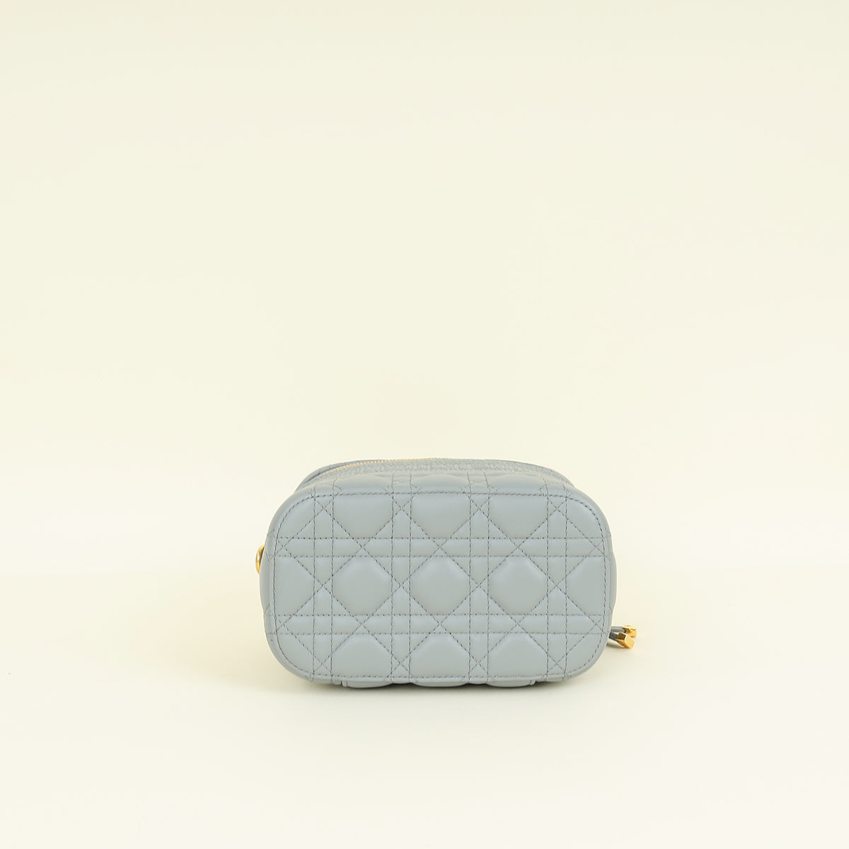 Christian Dior Grey Cannage Diortravel Vanity Case