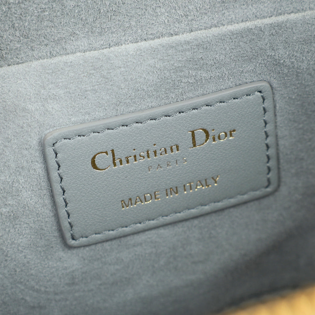 Christian Dior Grey Cannage Diortravel Vanity Case