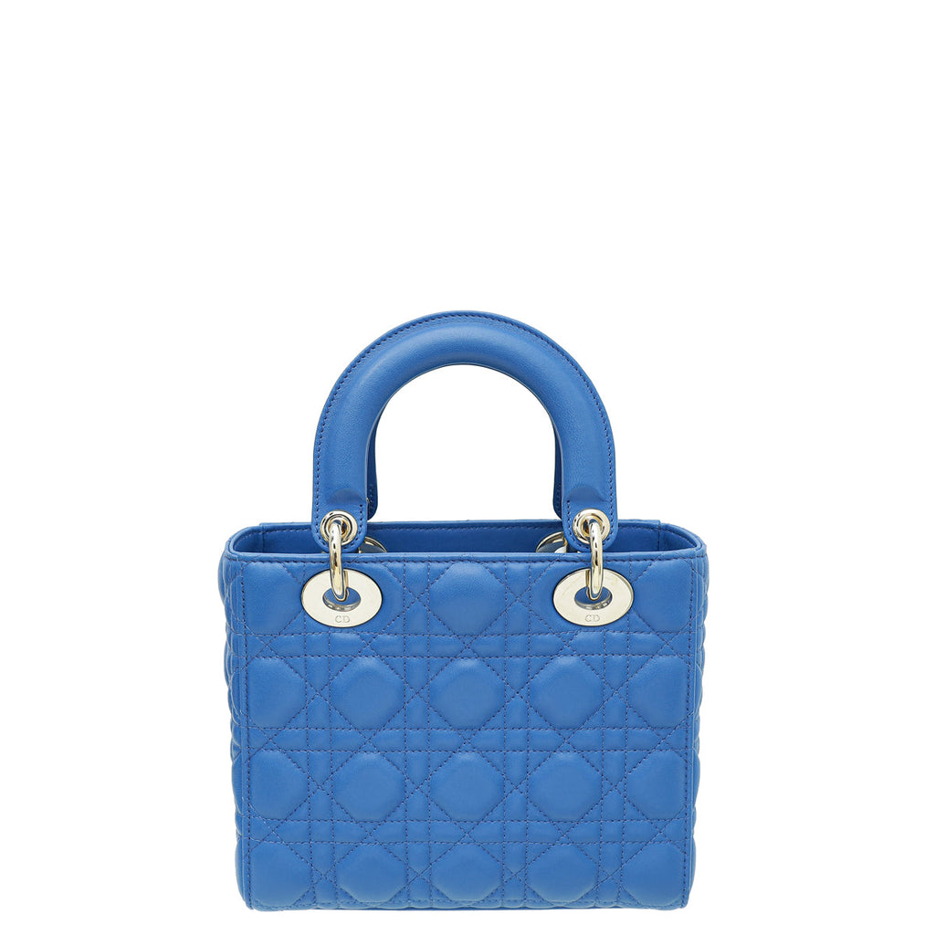 Christian Dior Blue Lady Dior MY ABCDior Small Bag