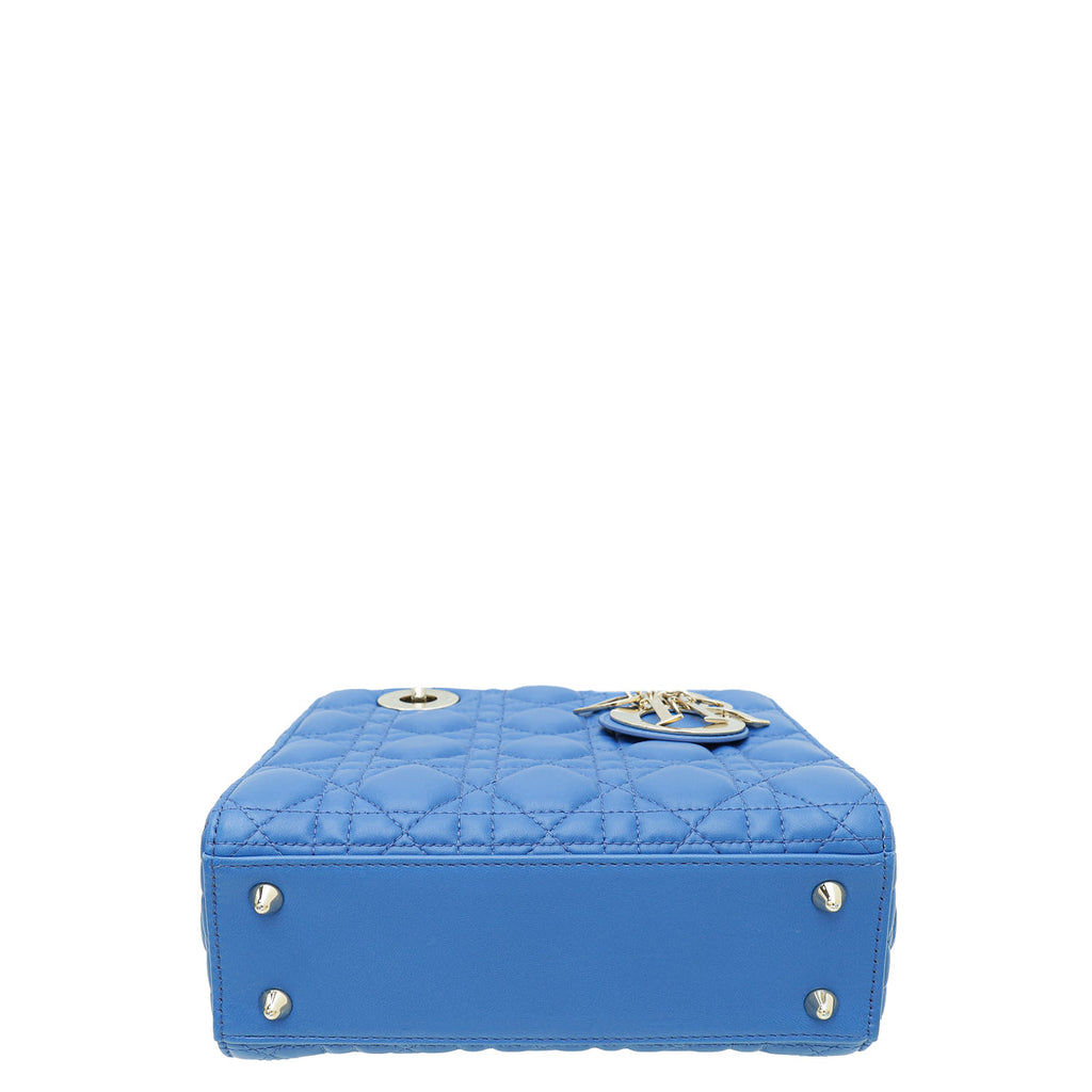 Christian Dior Blue Lady Dior MY ABCDior Small Bag