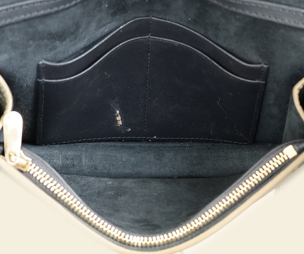 Christian Dior Champaign 30 Montaigne Microcannge 2 Way Chain Pouch