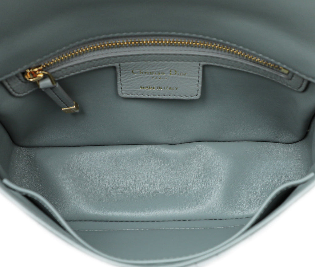Christian Dior Gray Caro Small Bag
