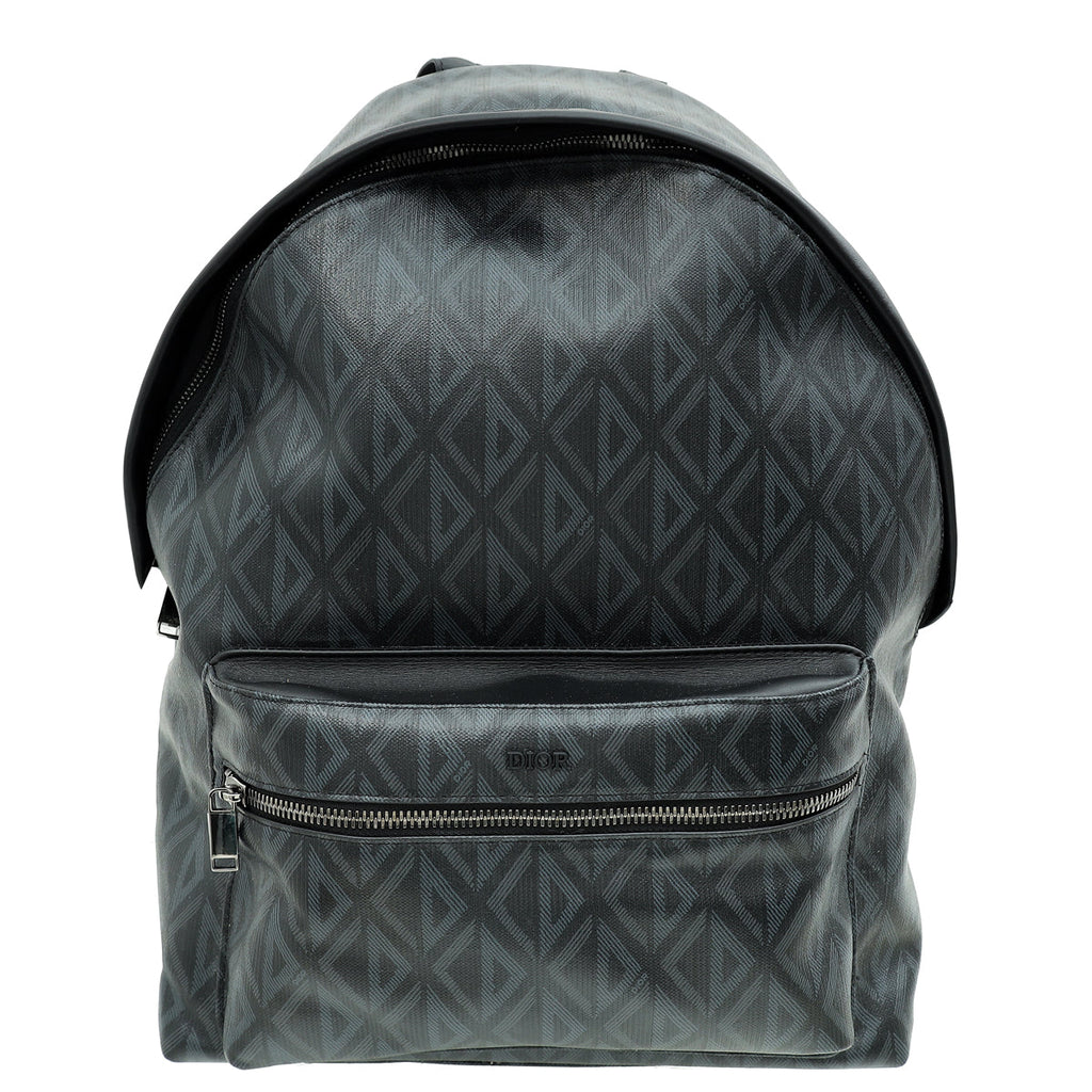 Christian Dior Black Rider Zipped Backpack Bag