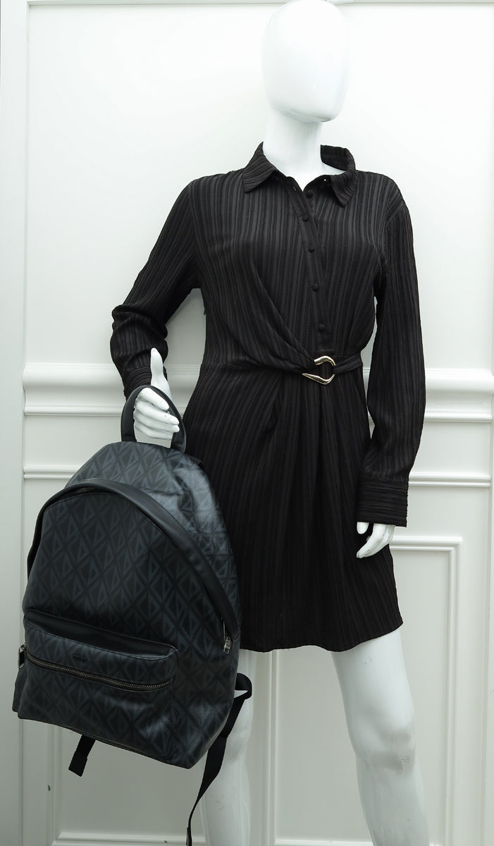 Christian Dior Black Rider Zipped Backpack Bag