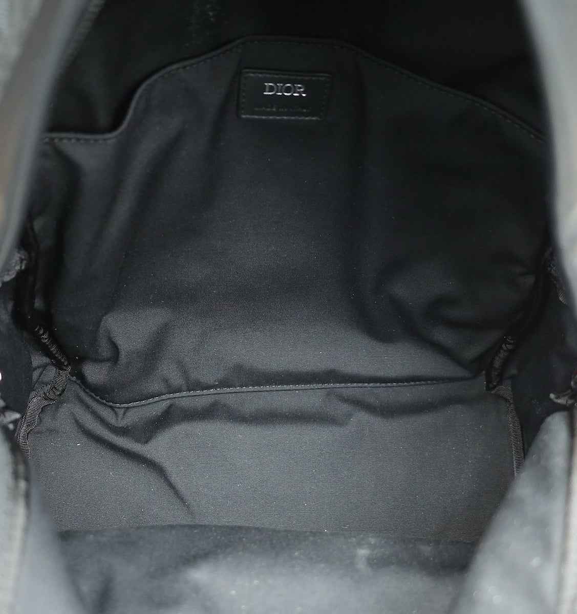Christian Dior Black Rider Zipped Backpack Bag