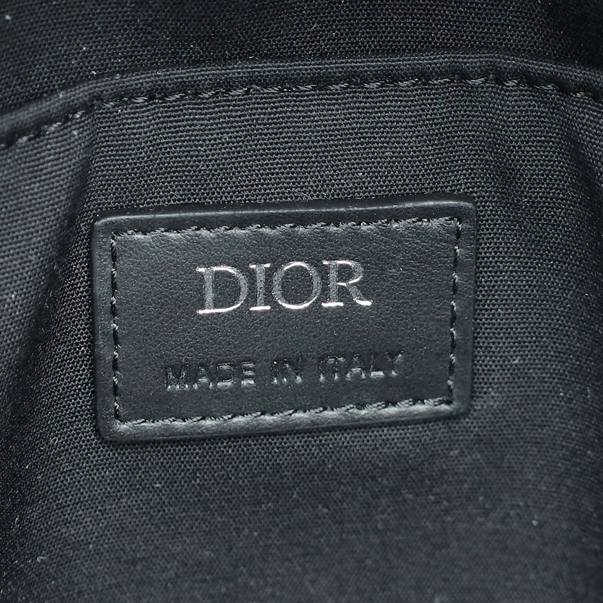 Christian Dior Black Rider Zipped Backpack Bag