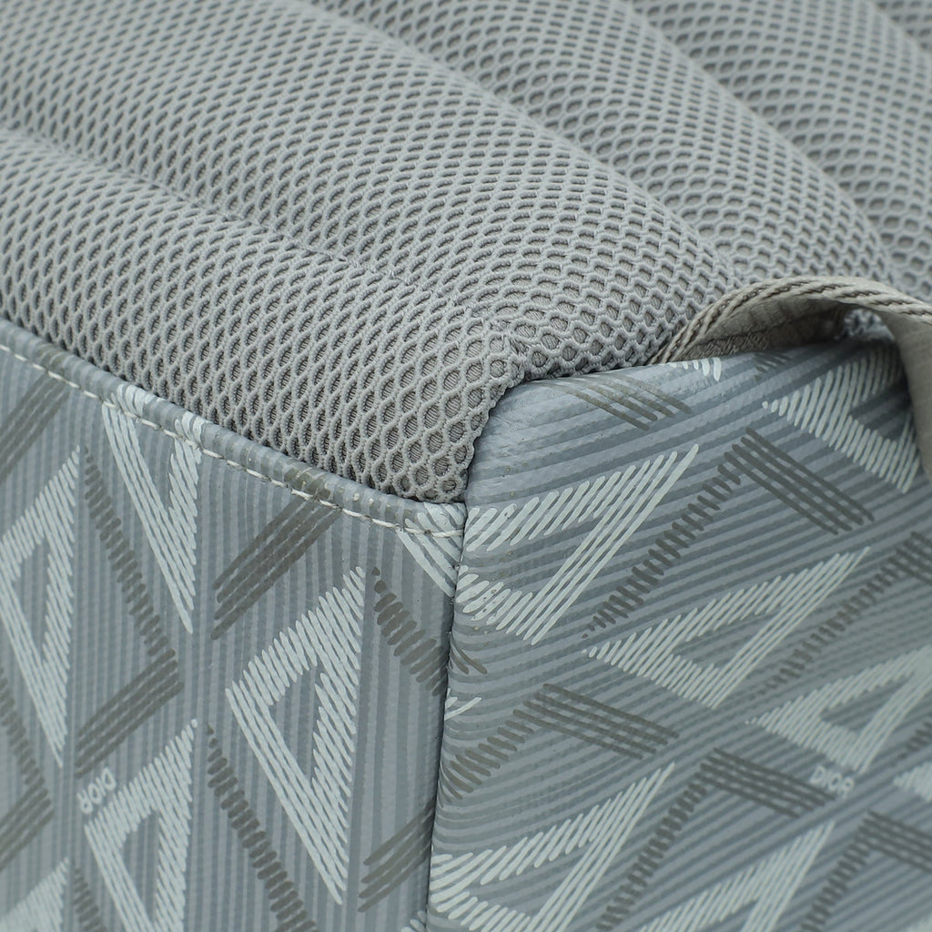 Christian Dior Grey Rider Zipped Backpack Bag