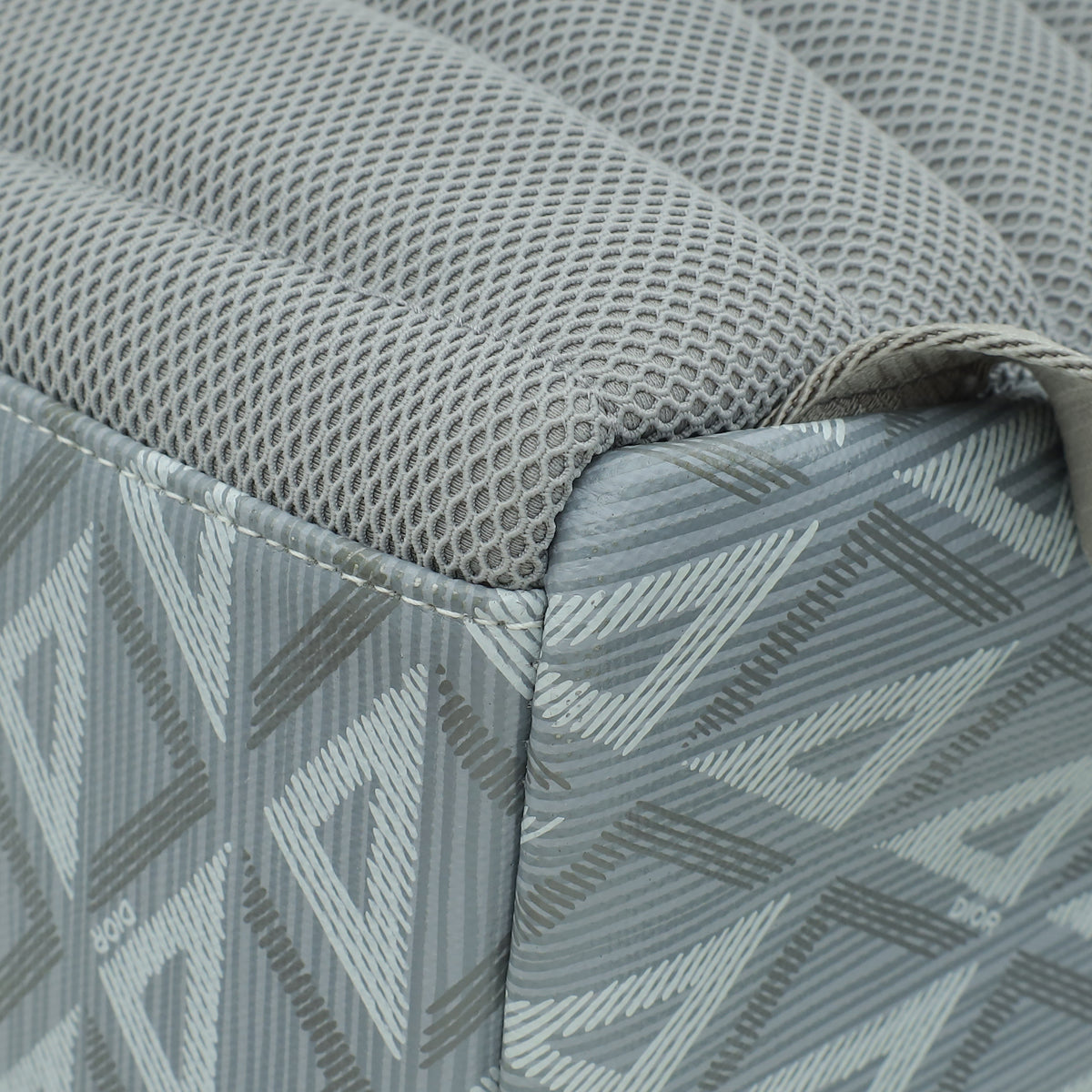 Christian Dior Grey Rider Zipped Backpack Bag