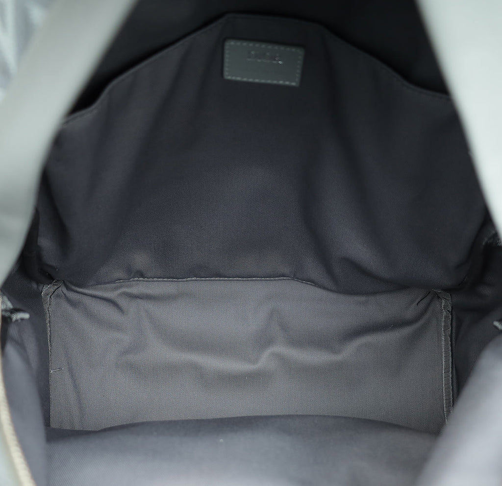 Christian Dior Grey Rider Zipped Backpack Bag