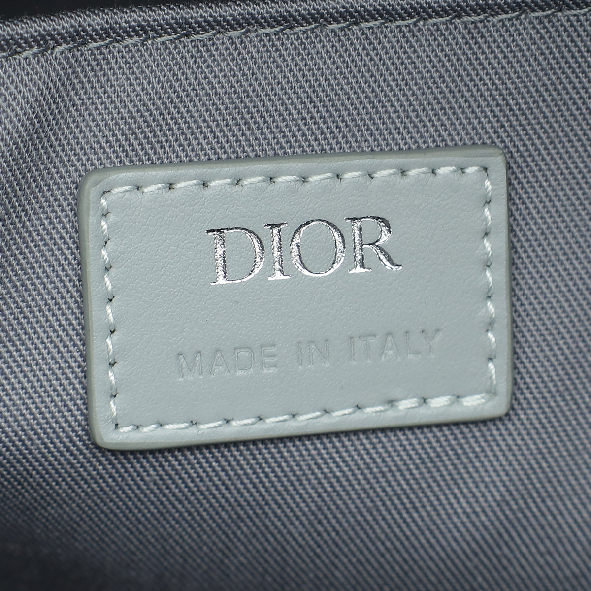 Christian Dior Grey Rider Zipped Backpack Bag