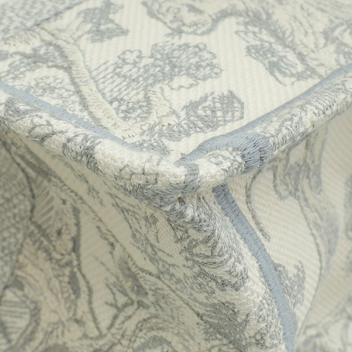 Christian Dior Grey Toile De Jouy Book Tote Medium Bag