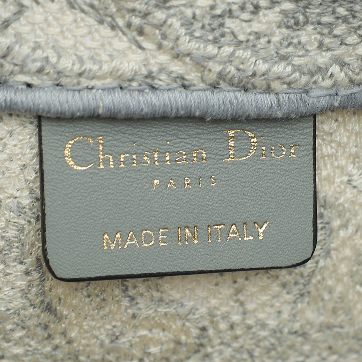 Christian Dior Grey Toile De Jouy Book Tote Medium Bag