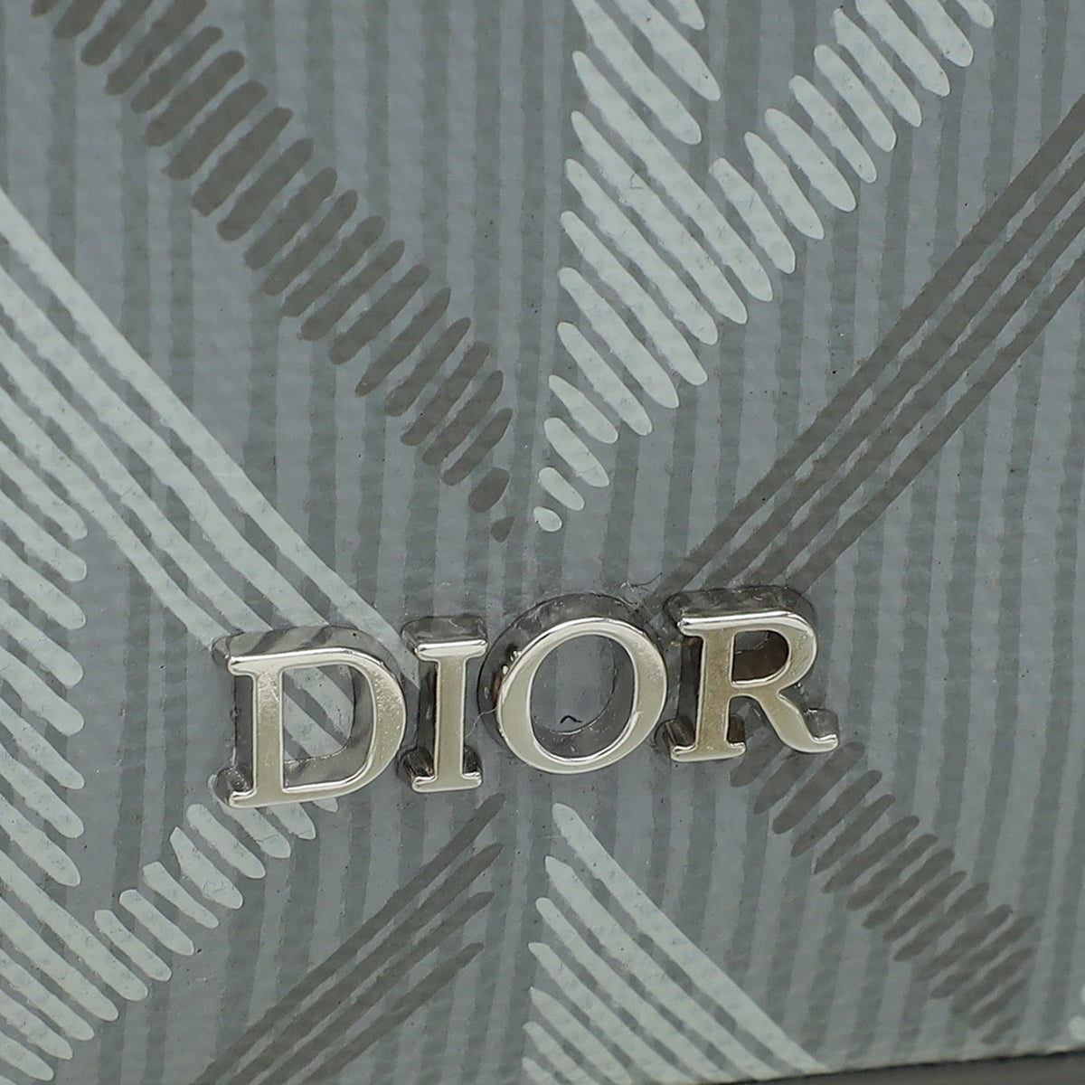Christian Dior Grey CD Diamond Safari Bag