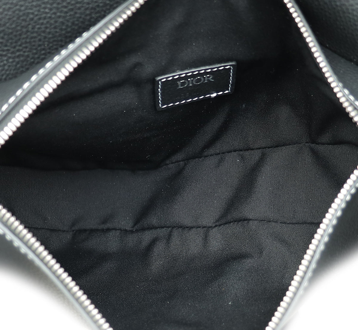 Christian Dior Black Saddle Crossbody Bag