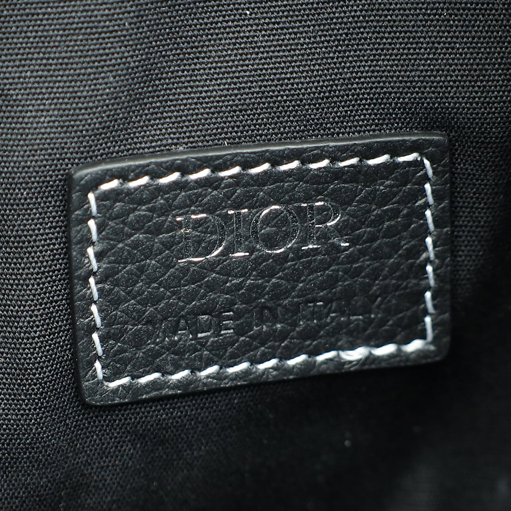Christian Dior Black Saddle Crossbody Bag