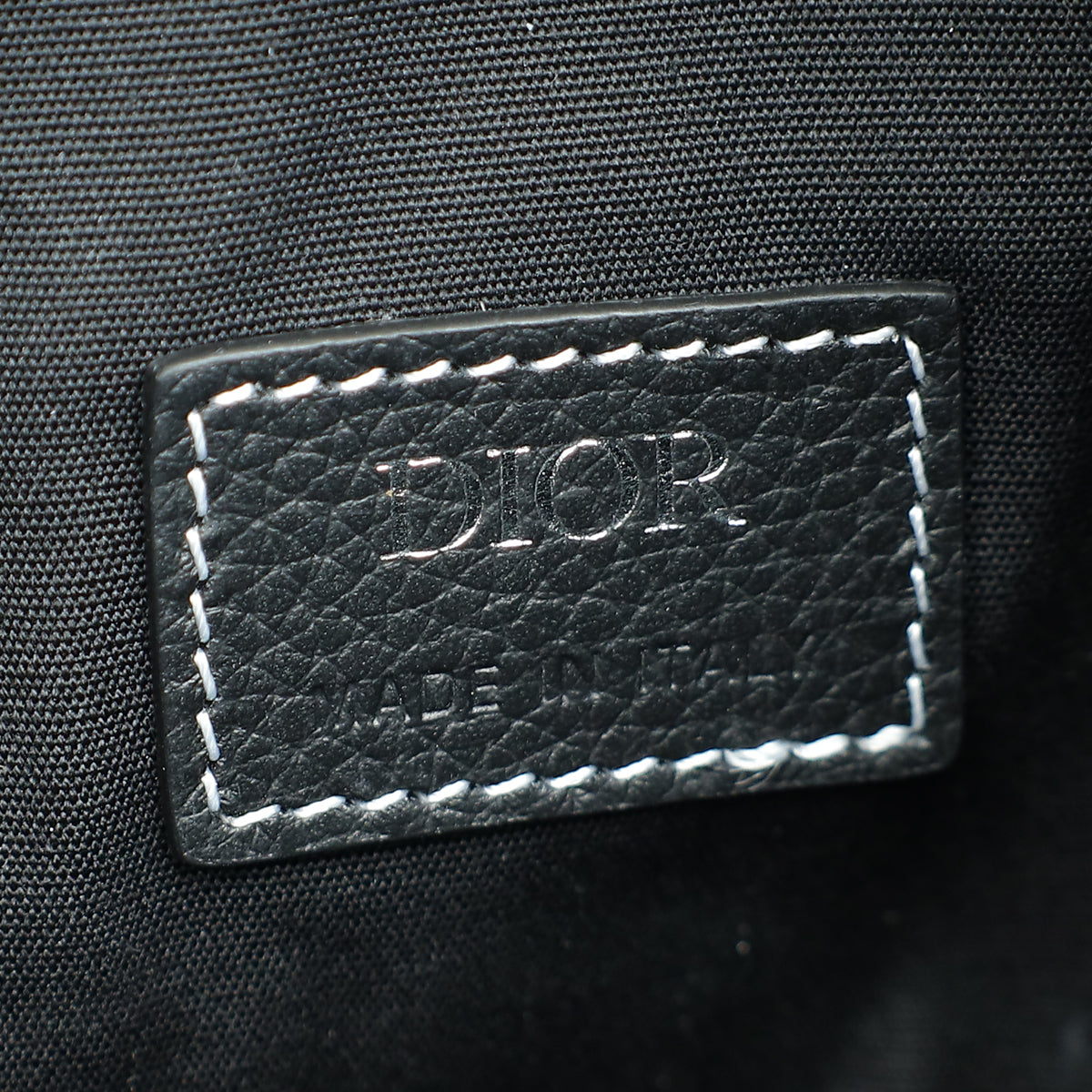 Christian Dior Black Saddle Crossbody Bag