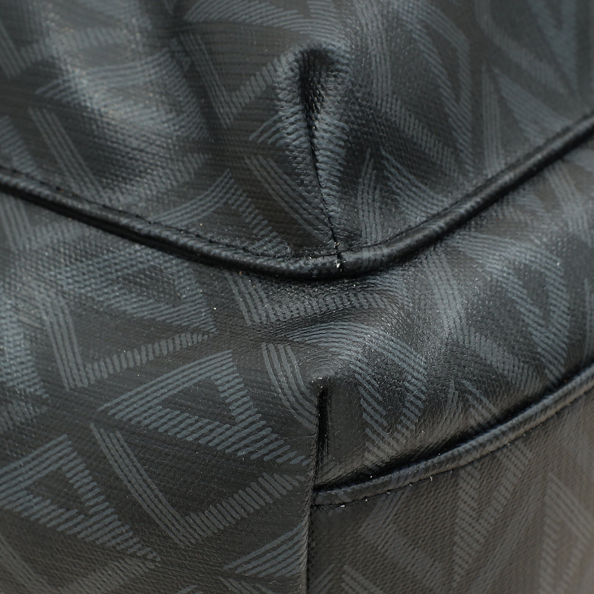 Christian Dior Bicolor CD Diamond Print Rider Zipped Backpack Bag