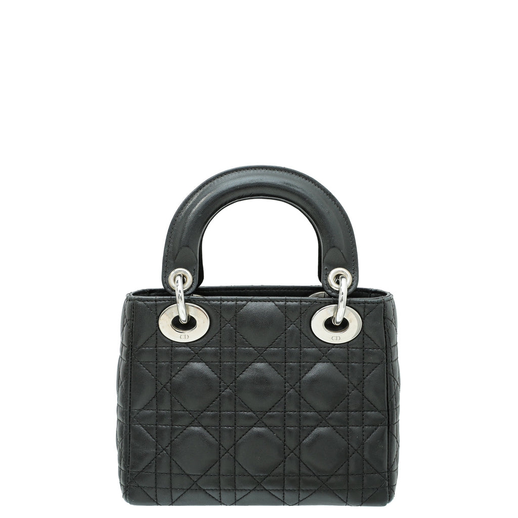 Christian Dior Black Lady Dior Mini Bag