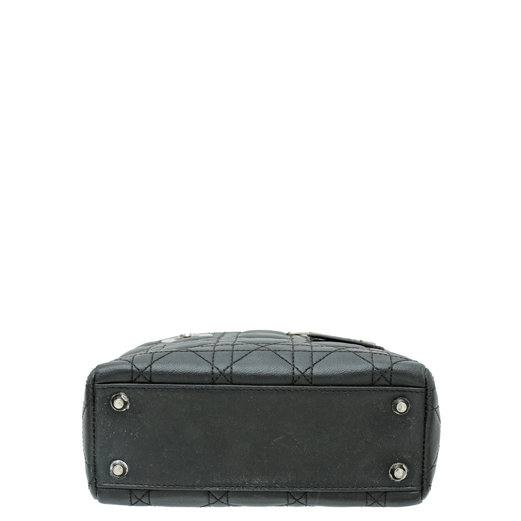 Christian Dior Black Lady Dior Mini Bag