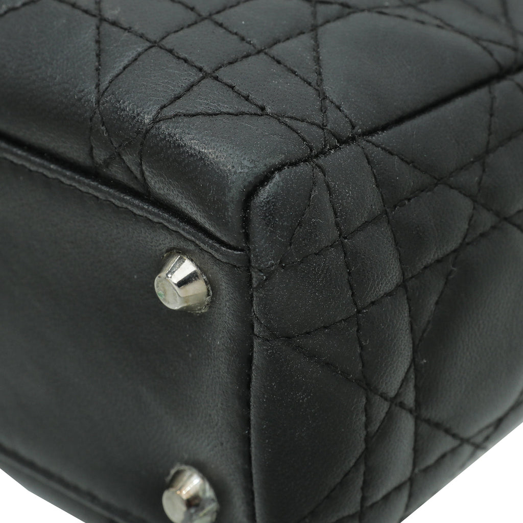 Christian Dior Black Lady Dior Mini Bag