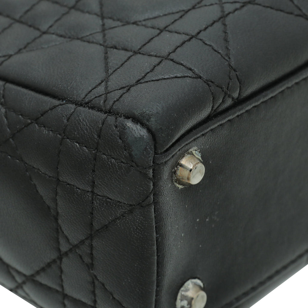 Christian Dior Black Lady Dior Mini Bag