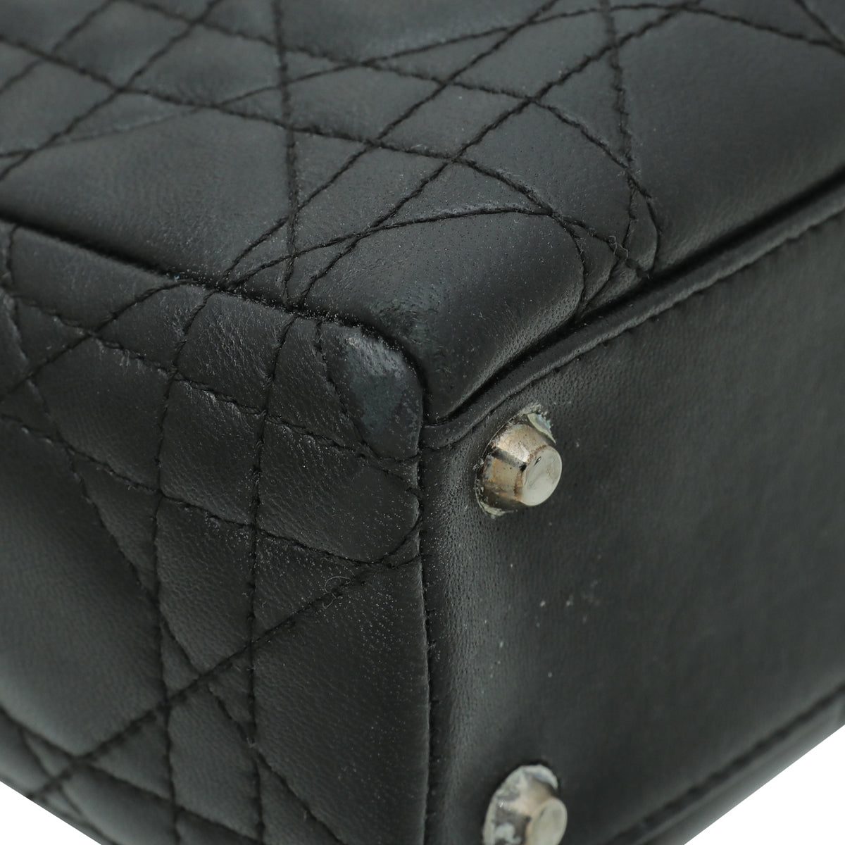 Christian Dior Black Lady Dior Mini Bag