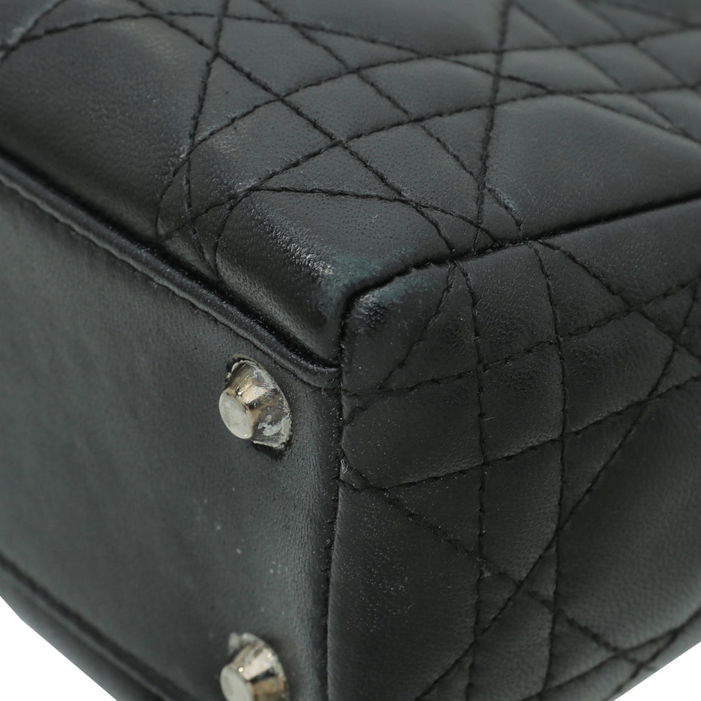 Christian Dior Black Lady Dior Mini Bag