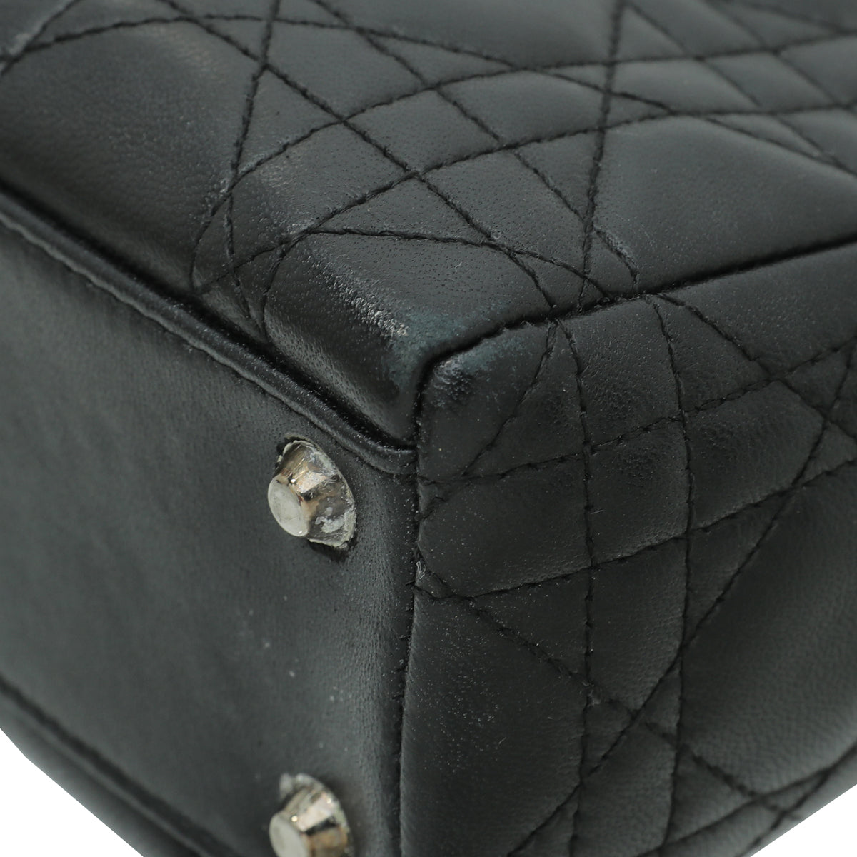 Christian Dior Black Lady Dior Mini Bag