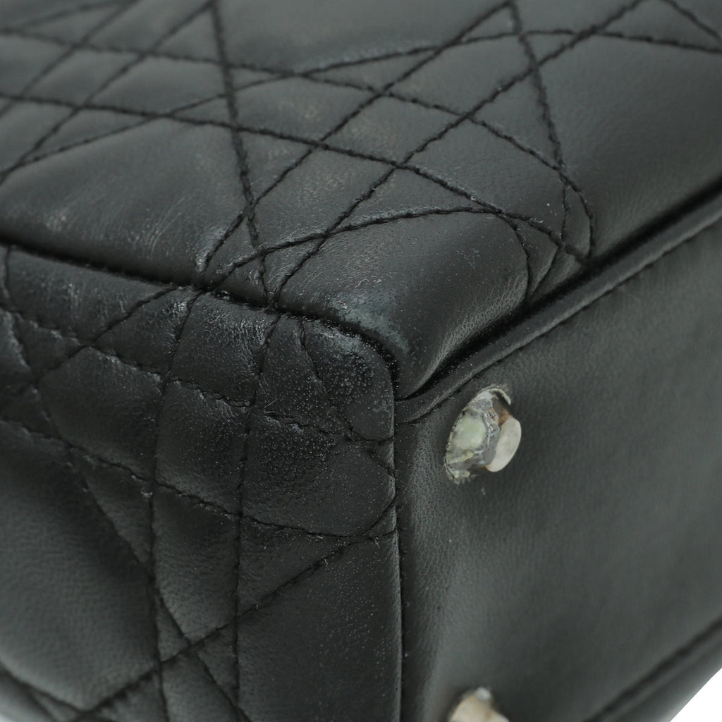 Christian Dior Black Lady Dior Mini Bag