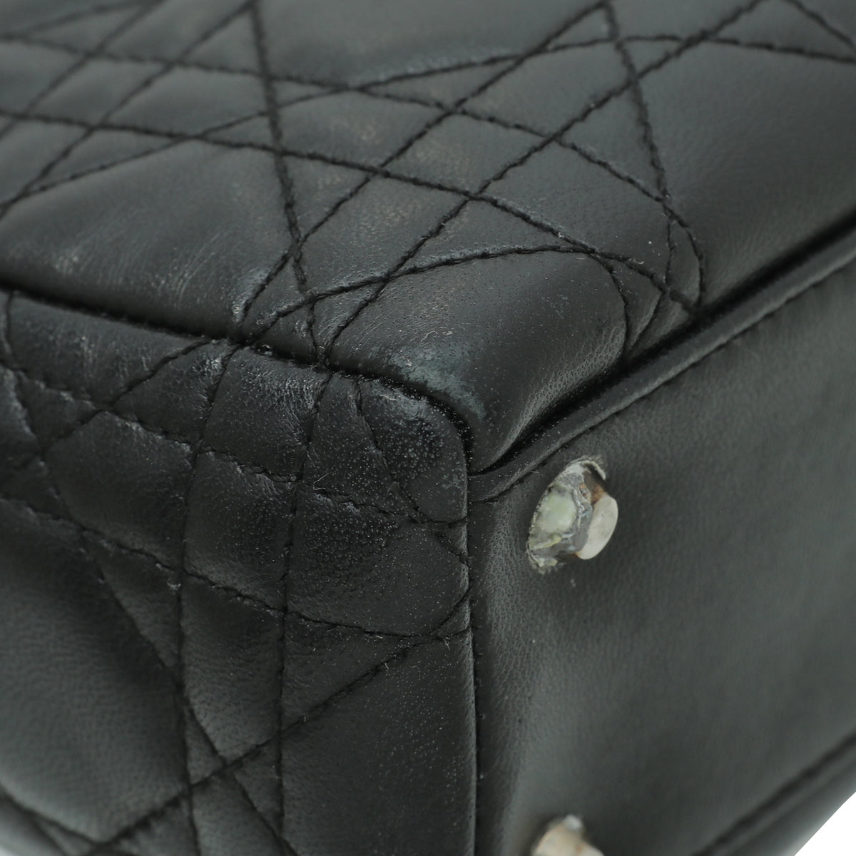 Christian Dior Black Lady Dior Mini Bag