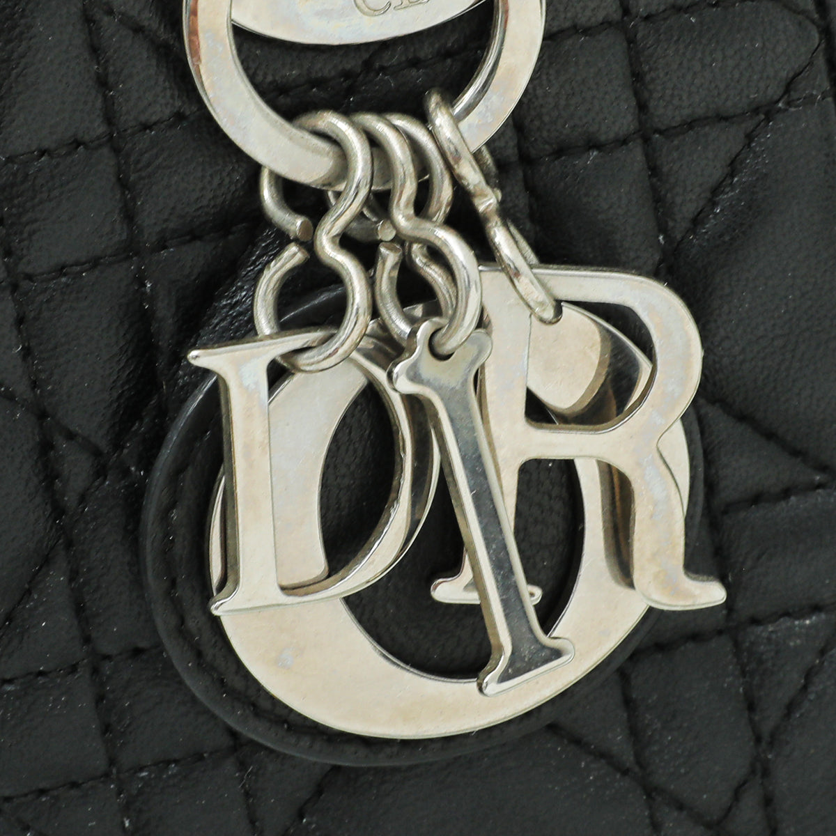 Christian Dior Black Lady Dior Mini Bag