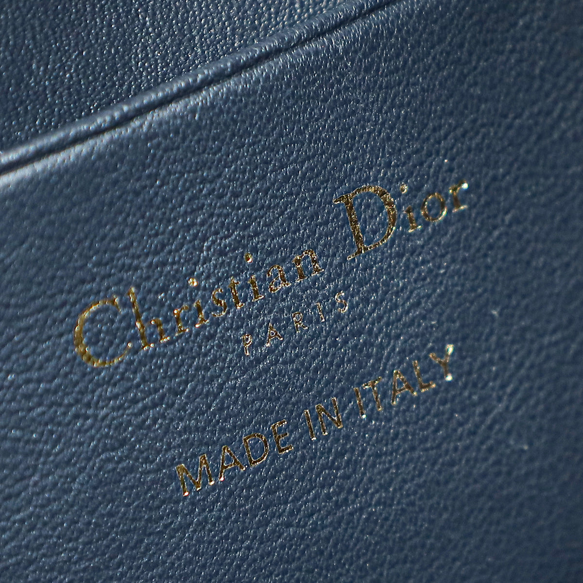 Christian Dior Blue Oblique  30 Montaigne Dea Pouch