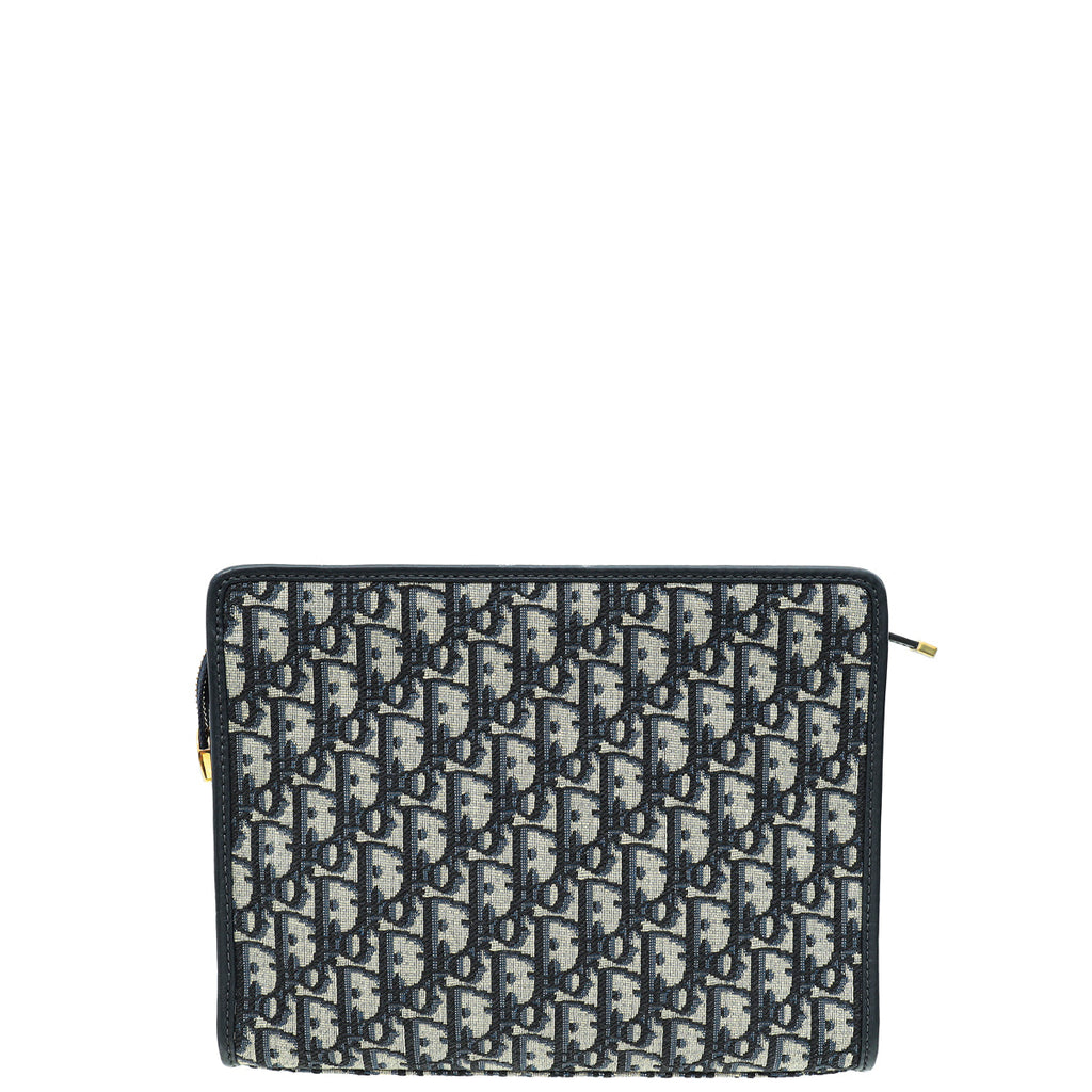 Christian Dior Blue Oblique  30 Montaigne Dea Pouch