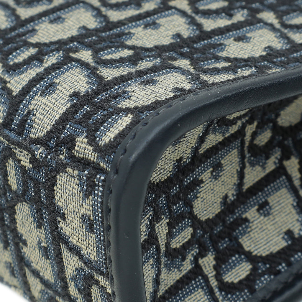 Christian Dior Blue Oblique  30 Montaigne Dea Pouch