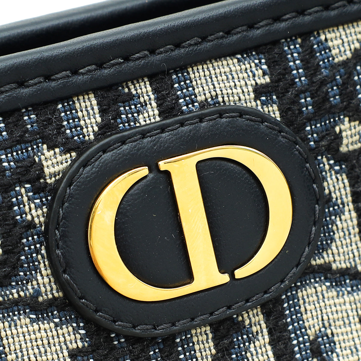 Christian Dior Blue Oblique  30 Montaigne Dea Pouch