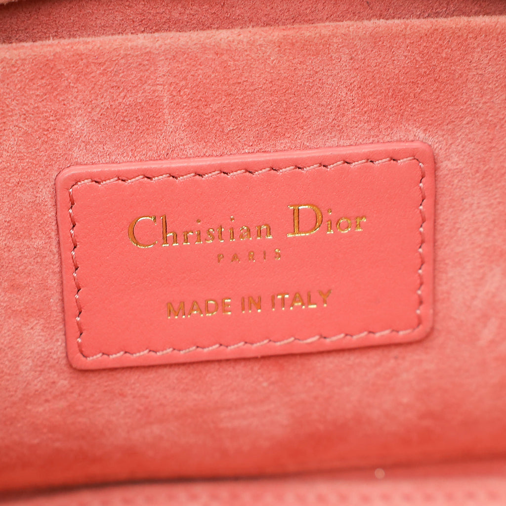 Christian Dior Light Pink Lady D-Joy Medium Bag