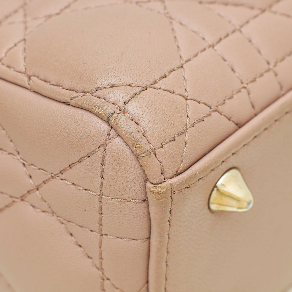 Christian Dior Rose Des Vents Lady Dior My ABCDior Small Bag