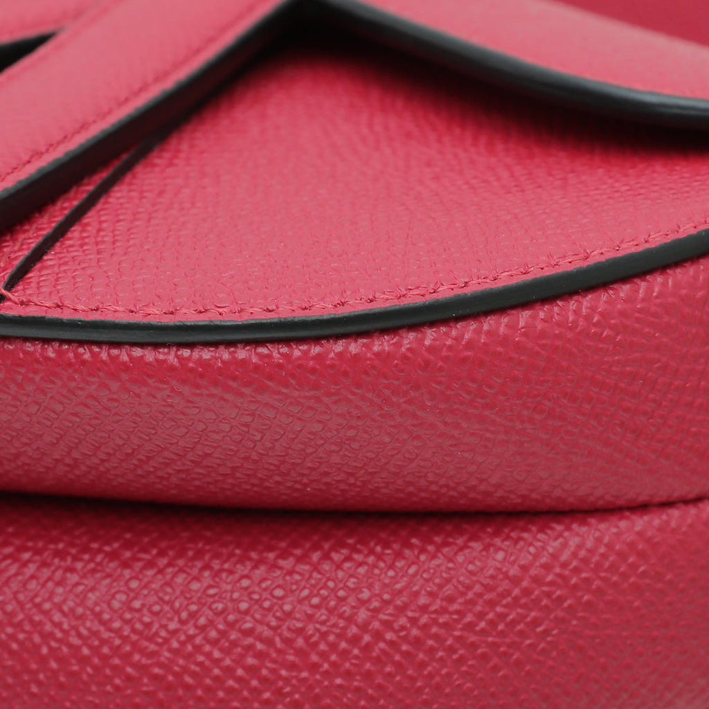 Christian Dior Cherry Saddle Mini Satchel Bag W/ Bag Strap
