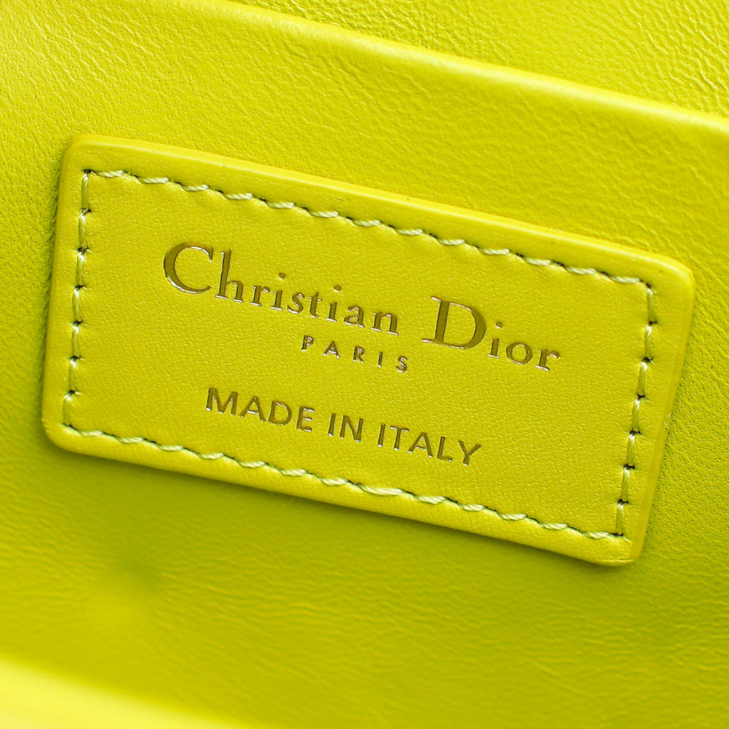 Christian Dior Kiwi 30 Montaigne Box Shoulder Bag