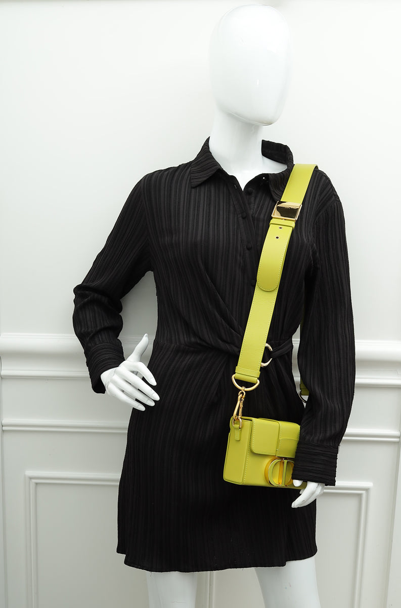 Christian Dior Kiwi 30 Montaigne Box Shoulder Bag