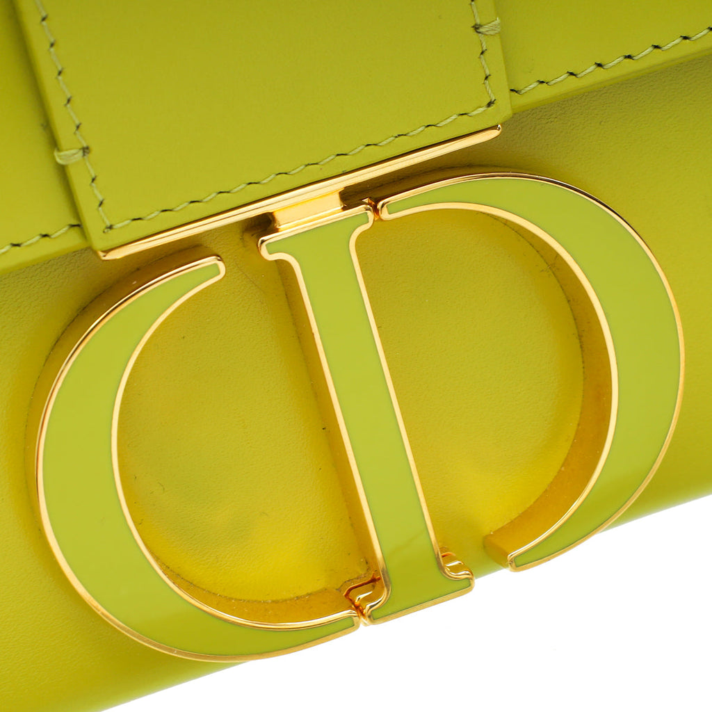 Christian Dior Kiwi 30 Montaigne Box Shoulder Bag
