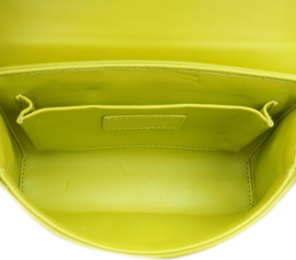 Christian Dior Kiwi 30 Montaigne Box Shoulder Bag