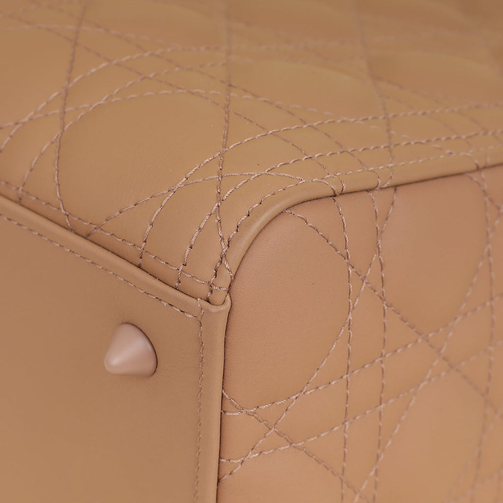 Christian Dior Blush Ultramatte Lady Dior Medium Bag