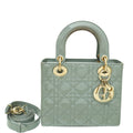 Christian Dior Grey Lady Dior Small Bag