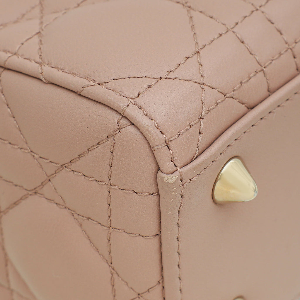 Christian Dior Blush Pink My ABCDior Lady Dior Small Bag