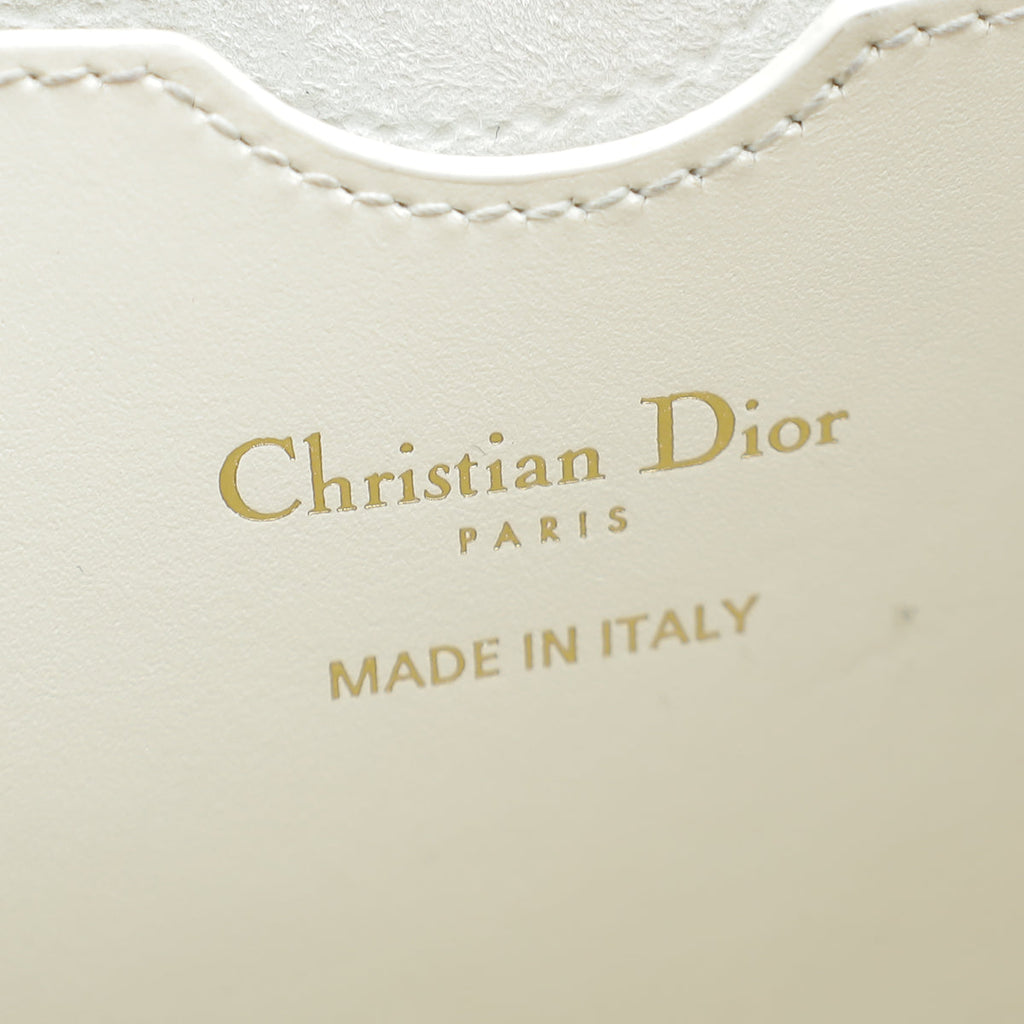 Christian Dior Cream Bobby Large Flap Bag